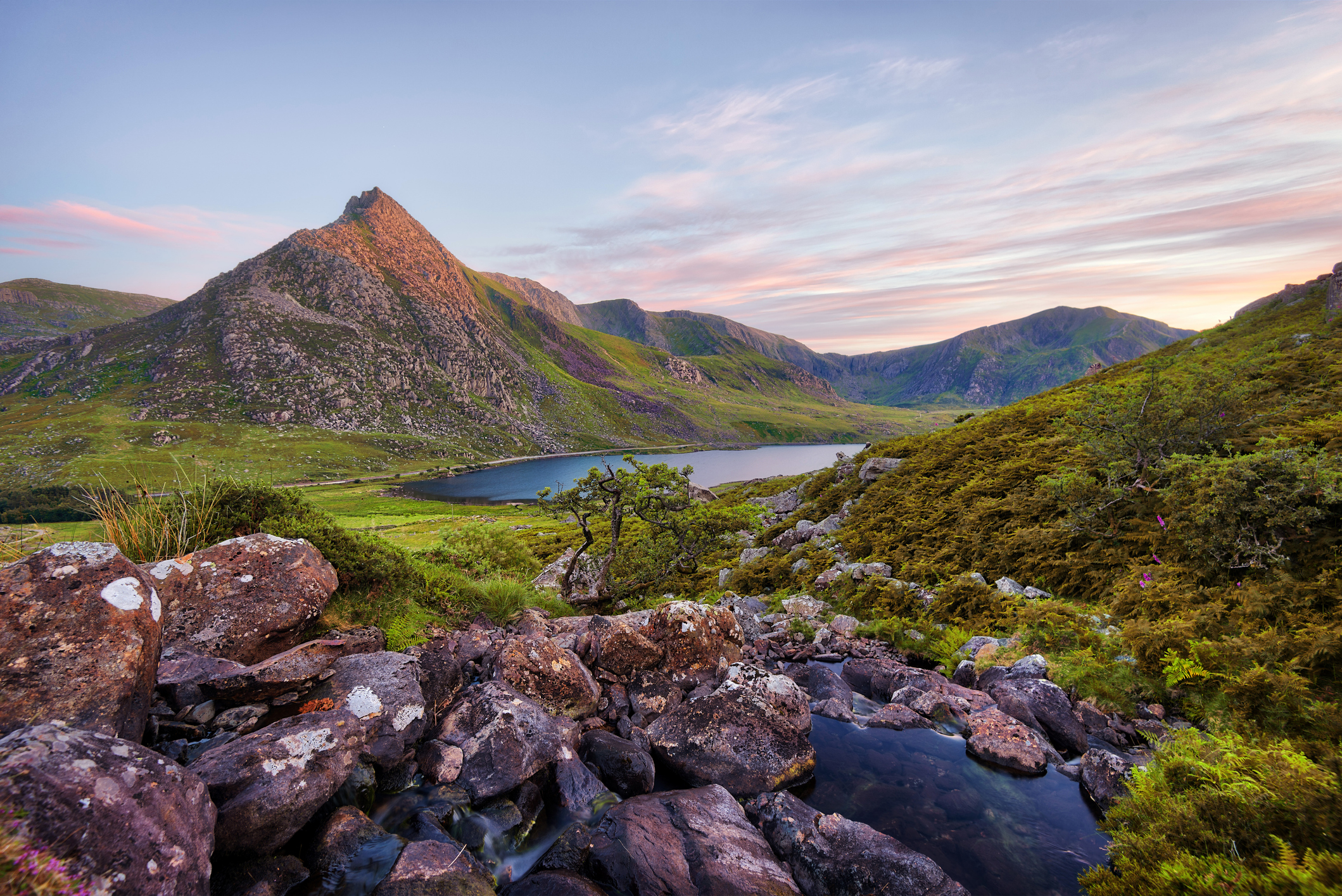 Snowdonia National Park in Northern Wales taken in June 2018