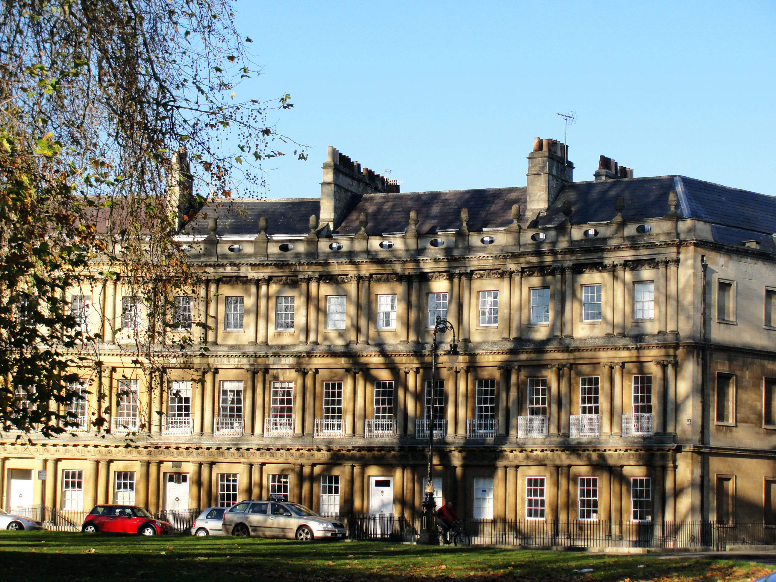 Shadow of Tree on Circus, Bath