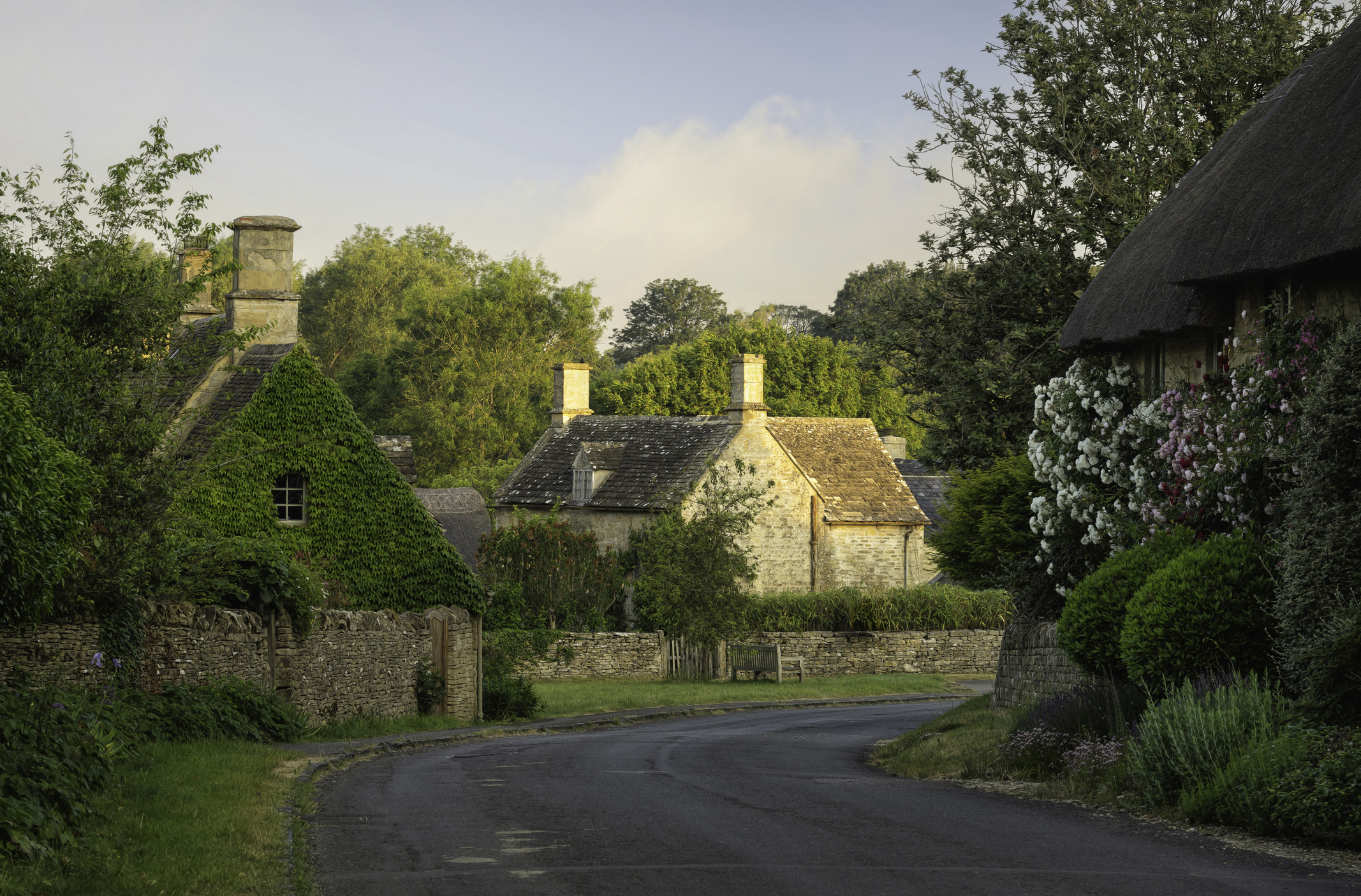 Taynton village near Burford, Cotswolds, England